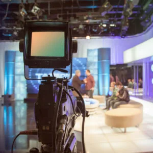Image illustrant un plateau de télévision