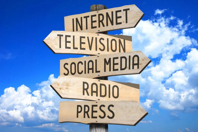 Image illustrant les différents canaux de communication